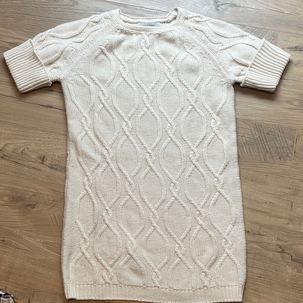 Merona Ivory Knit Sweater dress